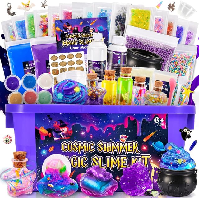 Detalle de iKidiki Galaxy Slime Kit for Kids