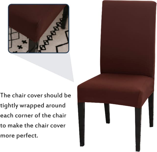 Thumbnail 1 de Housse de chaise extensible 45–65 cm lot 4 ou 6