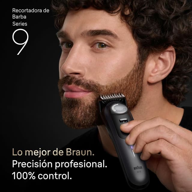 Thumbnail 2 de Braun Series 9 BT9565: Recortadora de Barba Resistente al Agua ✂
