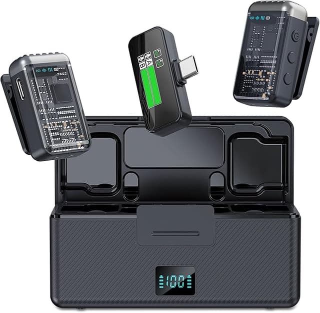 Imagen de Micrófono Lavalier inalámbrico para iPhone y Android 🎤 en OfertitasTOP