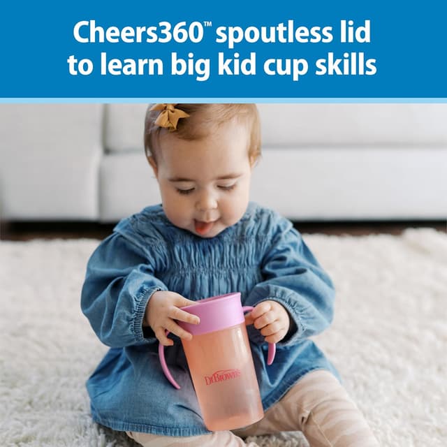 Thumbnail 3 de Dr. Brown's Milestones Straw-to-360° Toddler Cup 10 oz