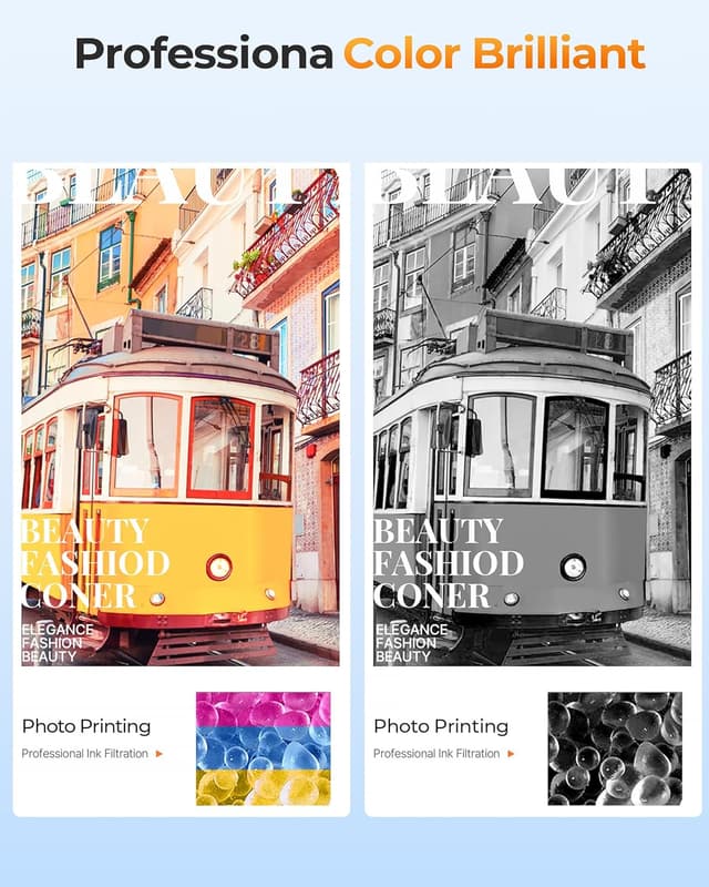 Detalle de E-Z Ink 63XL Black & Color Remanufactured Cartridges (2-Pack) for HP 63XL