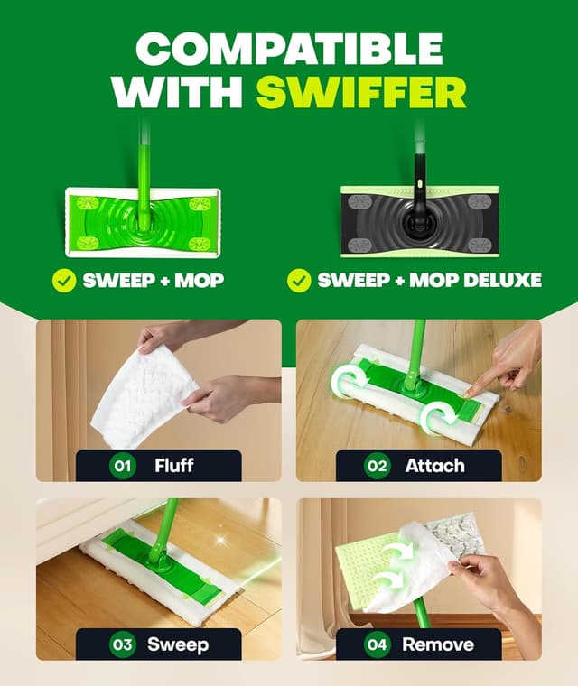 Thumbnail 4 de Swiffer Sweeper 60 Count Cloths 📐