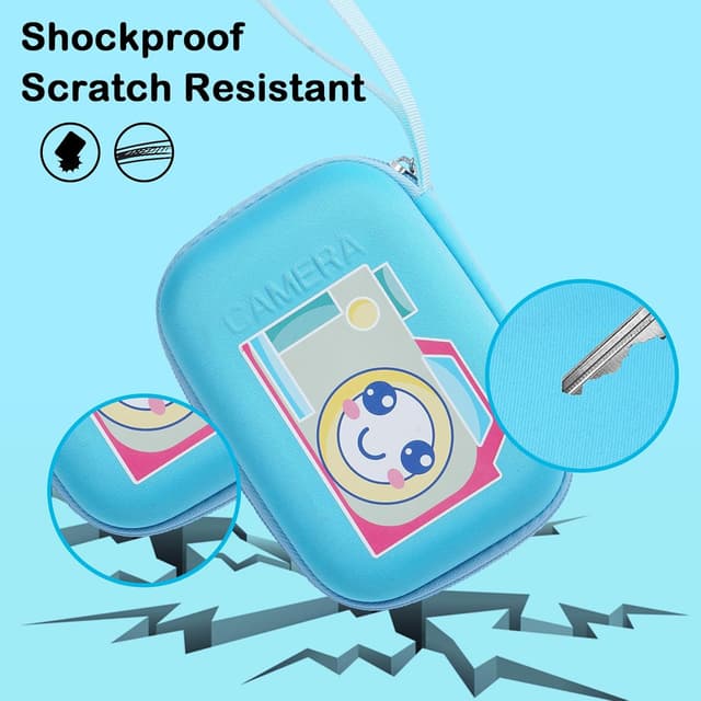 Thumbnail 2 de GlobalCrown Custodia rigida per fotocamera istantanea 10,7×9,2×15,4 CM