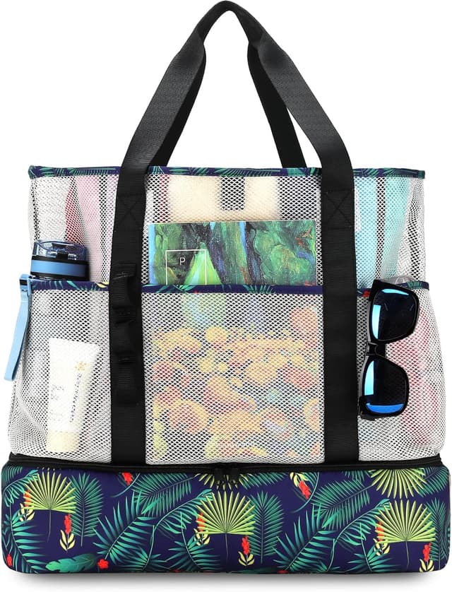 Detalle de UYLIA Strandtasche Tote Mesh 19 L