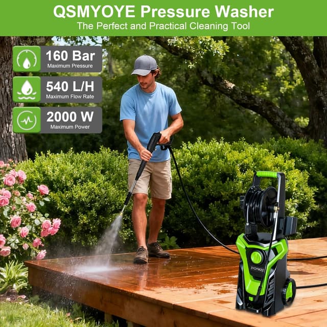 Detalle 2 de QSMYOYE 2000W Pressure Washer