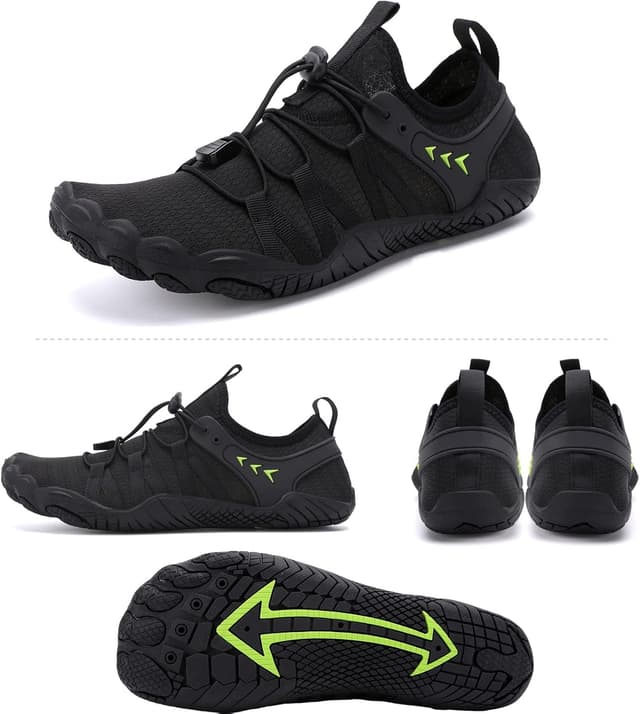 Detalle 2 de Bravover Quick Dry Barefoot Aqua Shoes for Men & Women – five-finger beach, pool, swim and surf shoes
