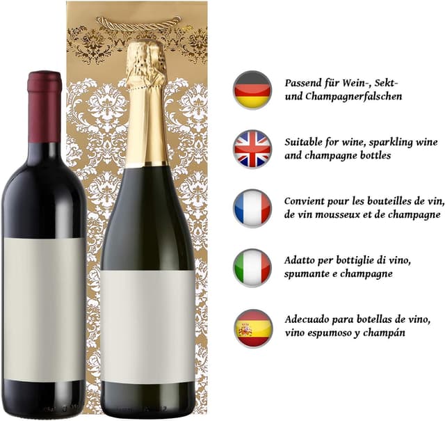 Detalle 2 de DonDon sacchetti per bottiglie vino 10