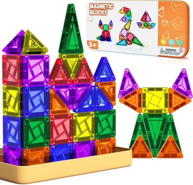 Imagen de Riswistoy Mini Magnetic Tiles 26 Piece en OfertitasTOP
