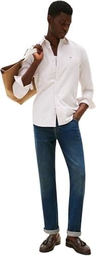 Detalle 1 de Tommy Hilfiger Mw0Mw36238 Camisa Oxford rayas XS