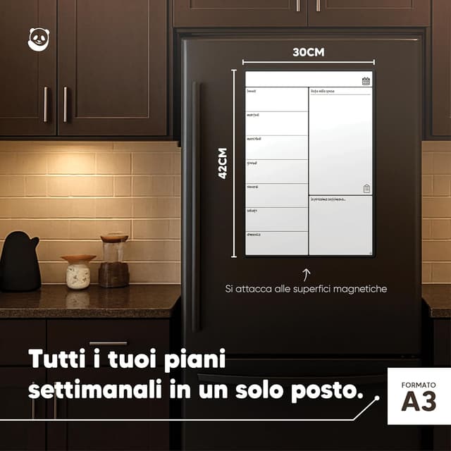 Thumbnail 1 de Smart Panda A3 Lavagna magnetica calendario 🧲