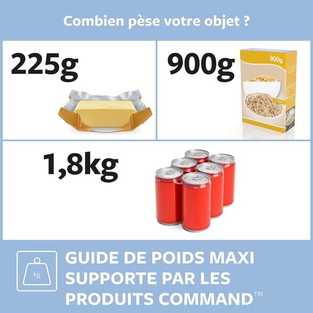 Thumbnail 6 de Command Crochets transparents 900 g đȘ