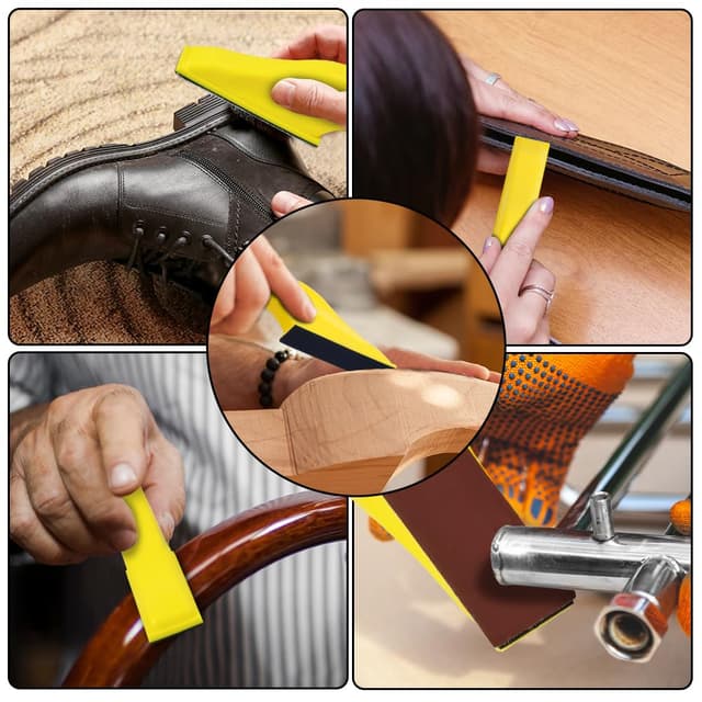 Thumbnail 6 de URAQT Kit da 131 pezzi carta abrasiva grane 40–1000 per levigatura a secco e umido (incl. tampone) 9×3 cm