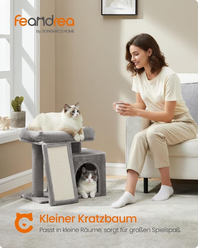 Detalle 2 de Feandrea PCT010GD01 Katzenkratzbaum 46,4 cm