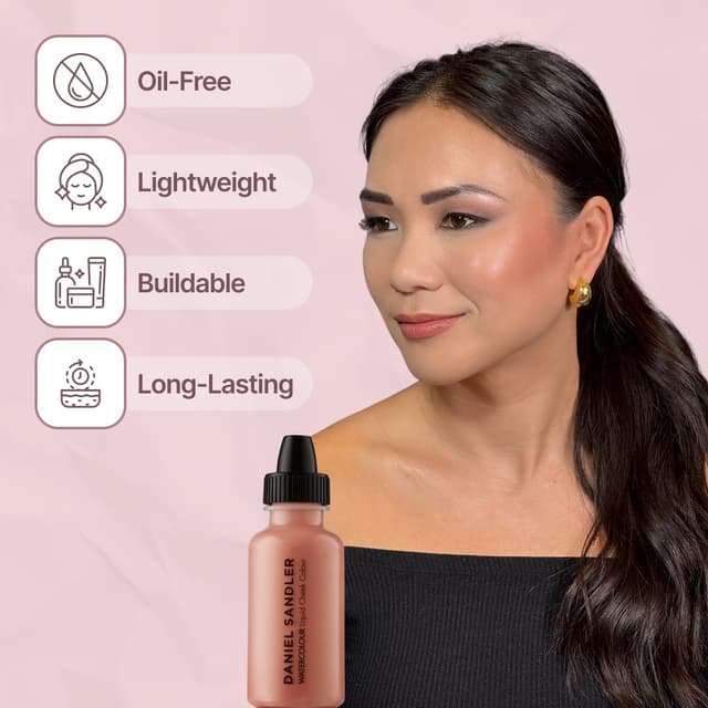 Detalle de Daniel Sandler Watercolour Flüssigkeit für Buchmaler (15 ml) – Rosen/Glühen