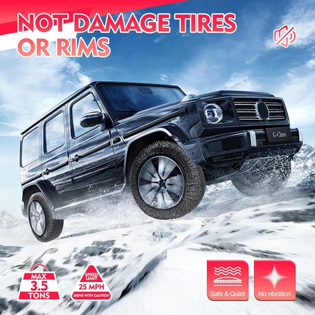 Thumbnail 2 de K-Musculo Snow Socks for Tires XXL 2-Pack