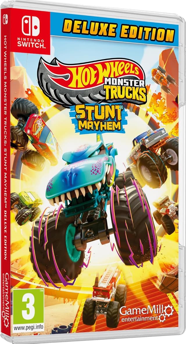 Detalle 2 de Hot Wheels Monster Trucks Stunt Mayhem Deluxe Edition sur Nintendo Switch