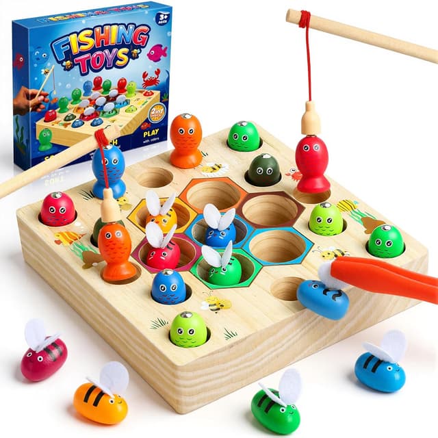 Imagen de COOLJOY Magnetische Angelspiel Montessori 10 Teile en OfertitasTOP