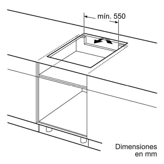 Detalle 2 de Balay 3EB967FR placa de inducción con zona gigante de 32 cm (reacondicionado Grado D)