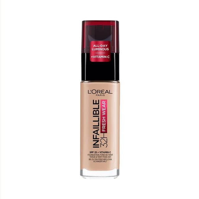 Imagen de L’Oréal Paris Infaillible 32H Fresh Wear Make-up wasserfest mit LSF 25, Nr. 110 Cool (30 ml) en OfertitasTOP