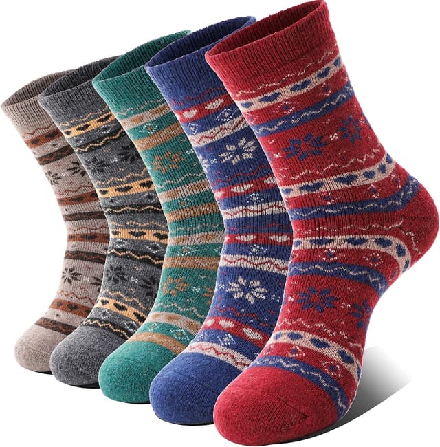Detalle de EBMORE Merino Wool Socks 5 Pairs