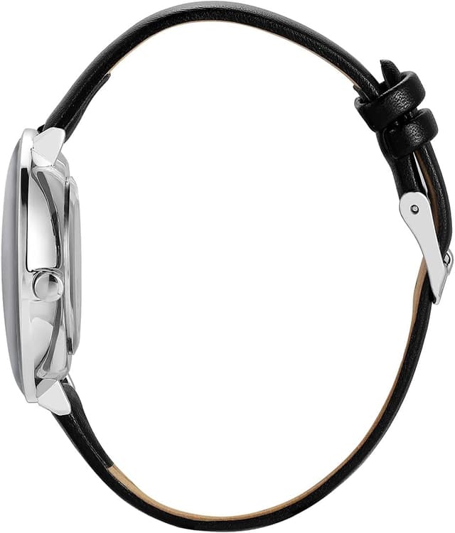 Detalle de KIMOMT Damenuhr mit Lederarmband – Quarz-Modeuhr für Alltag & Anlass