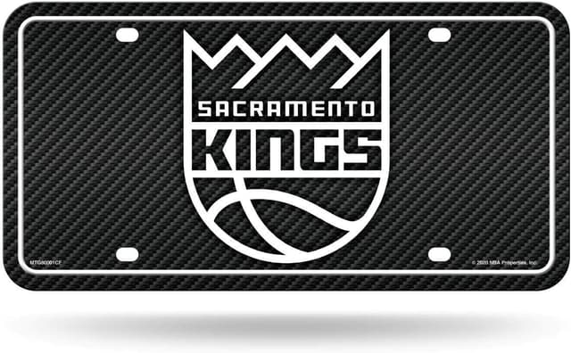 Detalle de Rico Industries NBA Basketball Carbon Fiber Metal Tag (12" x 6")