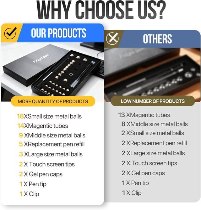 Thumbnail 4 de RoserRose Penna magnetica multifunzione per decompressione ✒