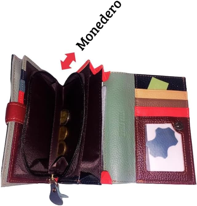 Thumbnail 3 de Genérico Monedero de Piel Multicolor