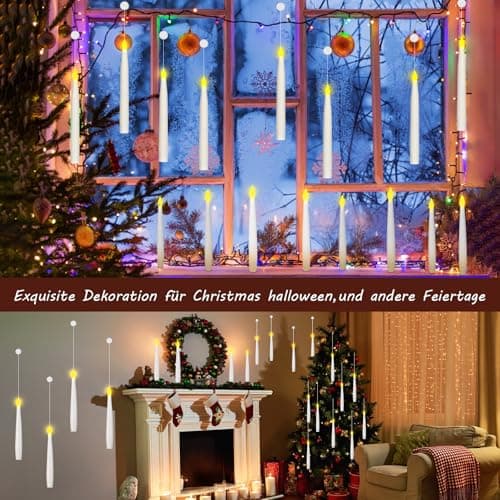 Thumbnail 4 de Bougies flottantes avec télécommande 12 pcs ⚡