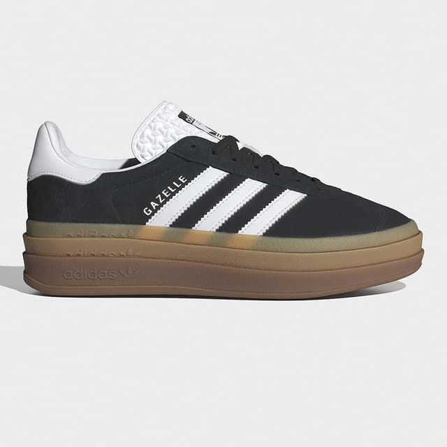 Detalle de adidas Originals Gazelle Bold W: zapatillas casual de mujer con look retro y plataforma