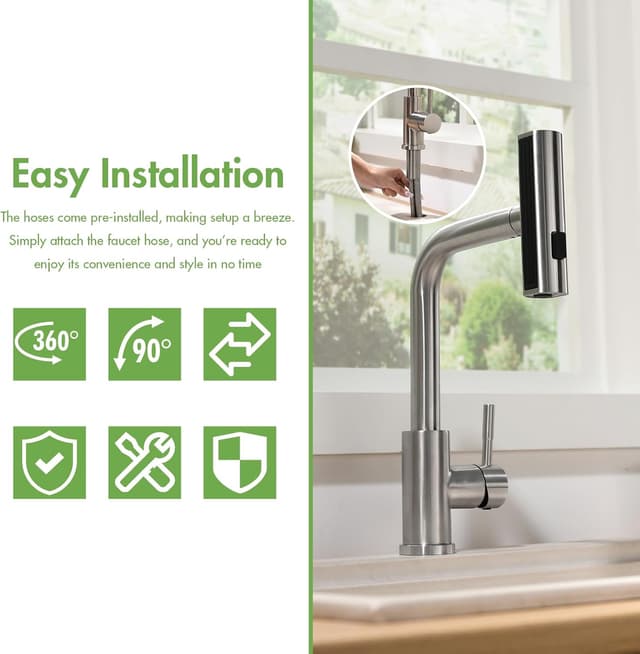 Thumbnail 5 de CENOSA Kitchen Faucet with Pull-Down Spray 🚰