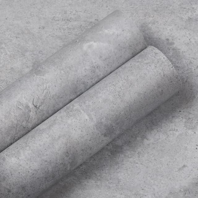 Detalle de Hode Klebefolie Möbel Grau 30×300 cm – Betonoptik, selbstklebend und wasserabweisend