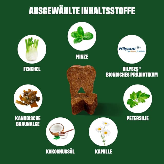 Detalle 2 de ivvi Dental Zahnhygiene-Snacks 60 Stück