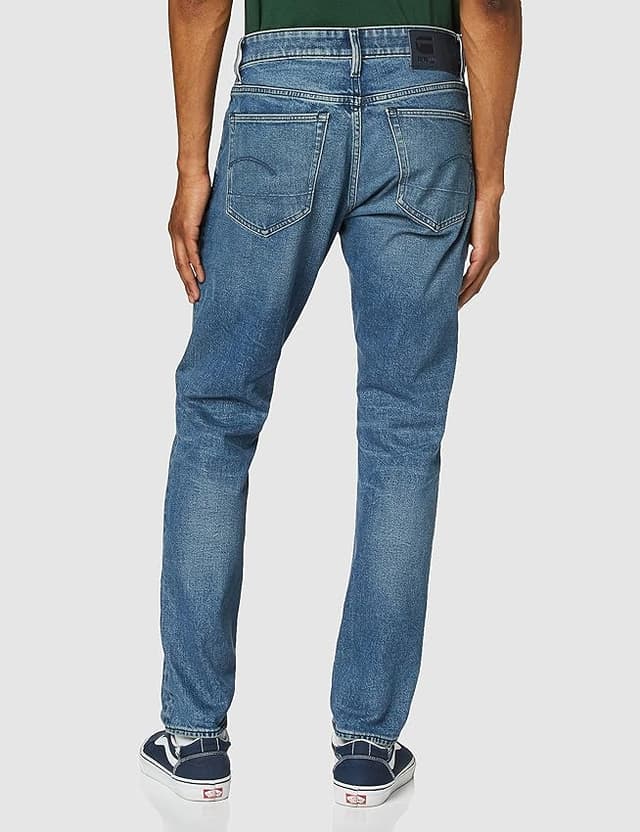 Detalle 2 de G-STAR 3301 Slim Jeans 28W/32L azul Worn In Yukon Blue 😎