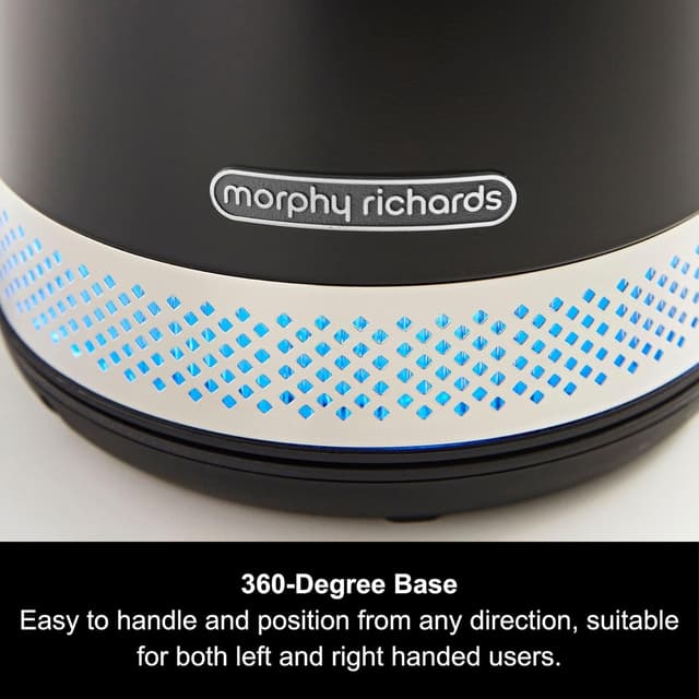Thumbnail 6 de Morphy Richards Illumination 1.7L Jug Kettle (108020) with Rapid Boil, Blue Light & 360° Cordless Base