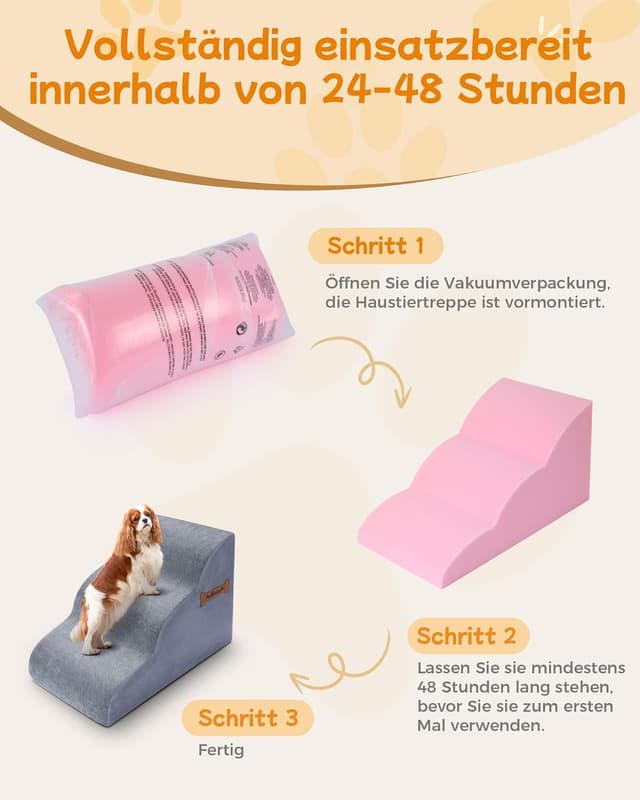 Thumbnail 2 de Marchepieds pour Chien 3 niveaux 32 x 60 x 30 cm