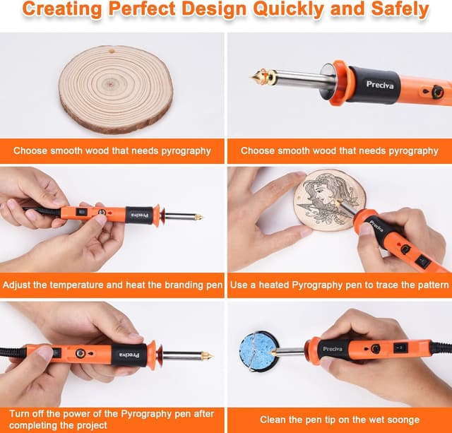 Thumbnail 4 de Preciva Pirografo 25W per legno