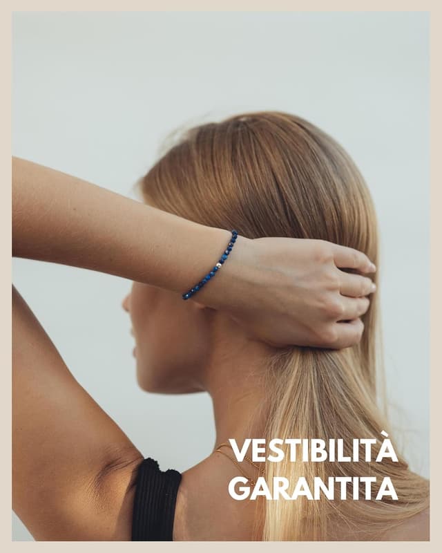 Detalle de GD GOOD.designs EST. 2015 Bracciale da donna in perle e pietre naturali con perle d’argento 925