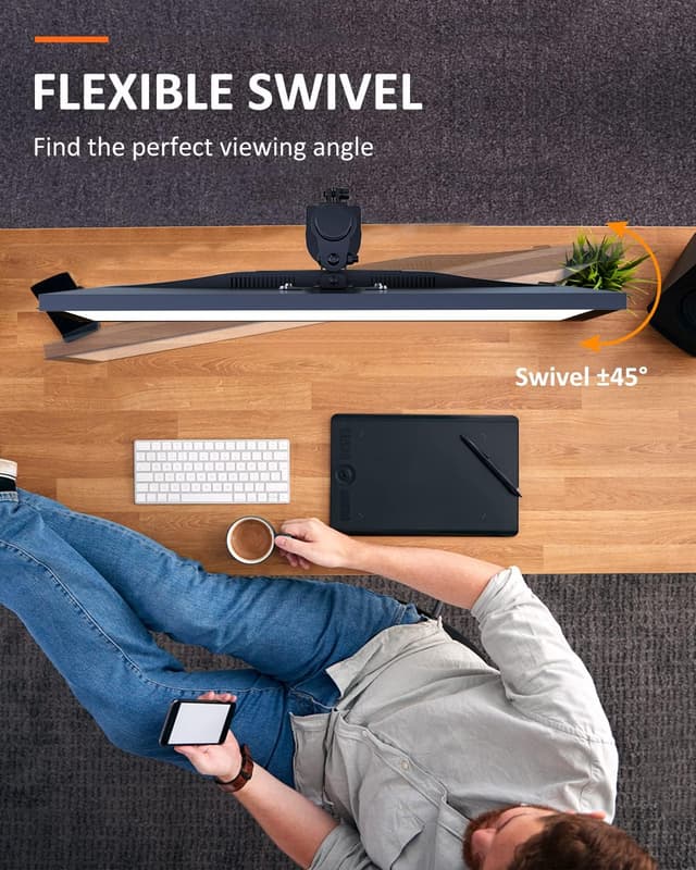 Detalle de Suptek MD6401 supporto per monitor da braccio con inclinazione e rotazione per schermi 13–27" VESA 75x75 / 100x100