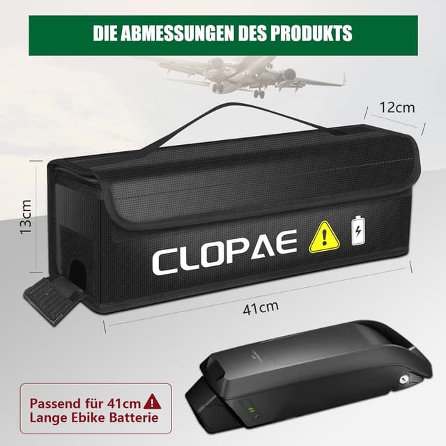 Thumbnail 4 de CLOPAE E-Bike Akku-Tasche 800 °C