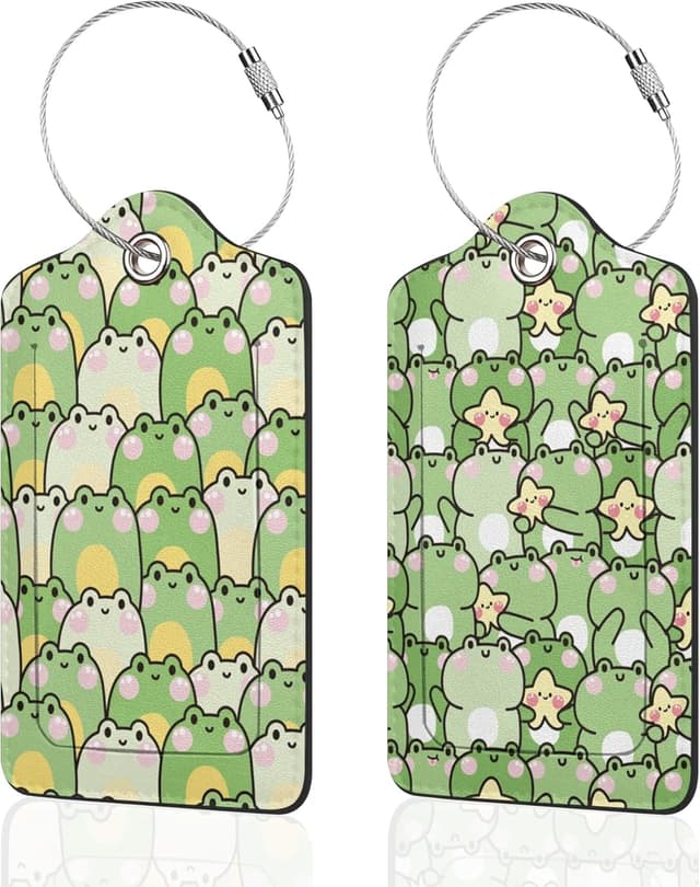 Imagen de Cute Cartoon Frog Luggage Tag en OfertitasTOP