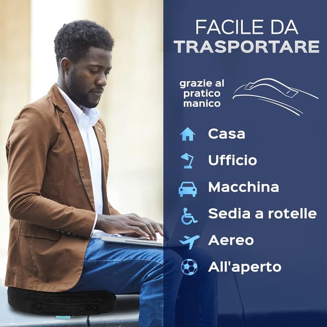 Thumbnail 6 de bonmedico Cuscino ortopedico memory foam con gel 1 pezzo