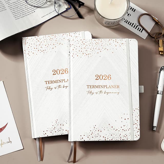 Thumbnail 6 de Kalender 2026 A5 Terminplaner mit Lesebändchen 📅