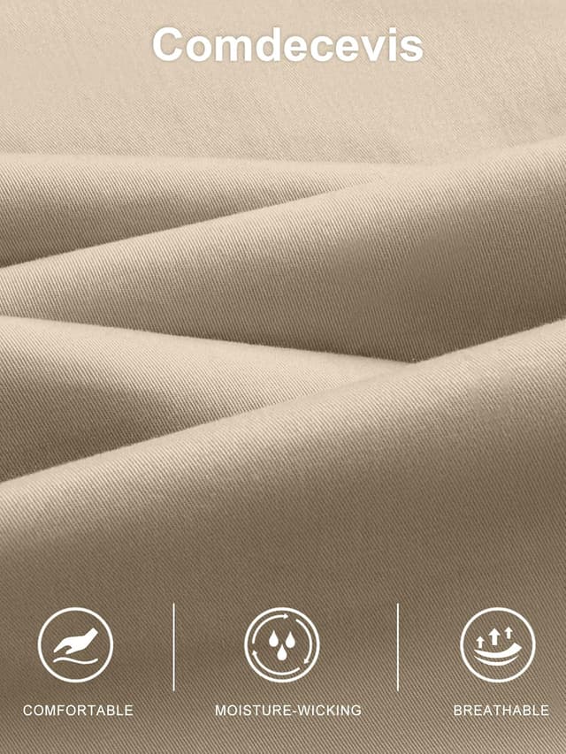 Thumbnail 4 de Comdecevis Men's Casual Cargo Pants Joggers