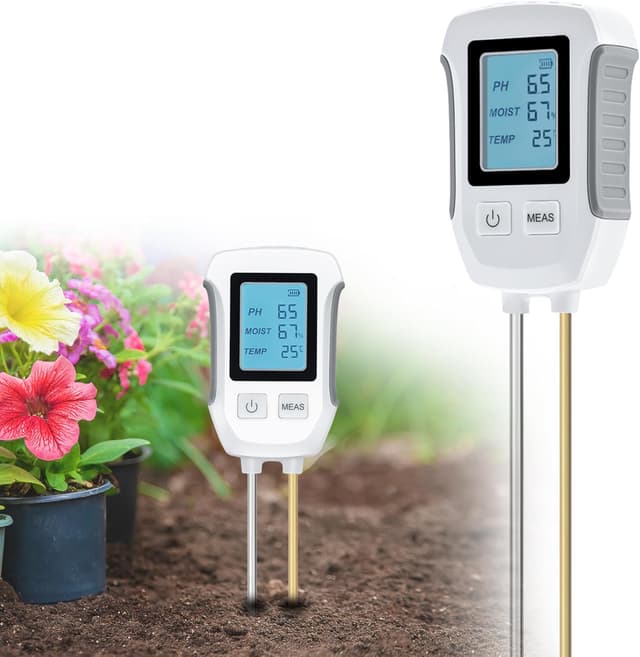 Imagen de Wigearss 3 in 1 Misuratore pH terreno 📏 en OfertitasTOP