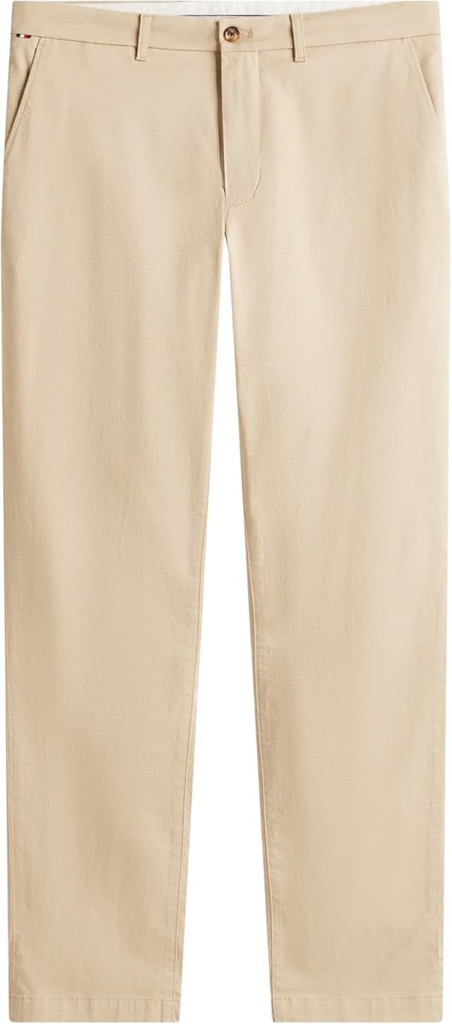 Detalle 2 de Tommy Hilfiger Men’s Denton Printed Structure Straight Fit Chinos