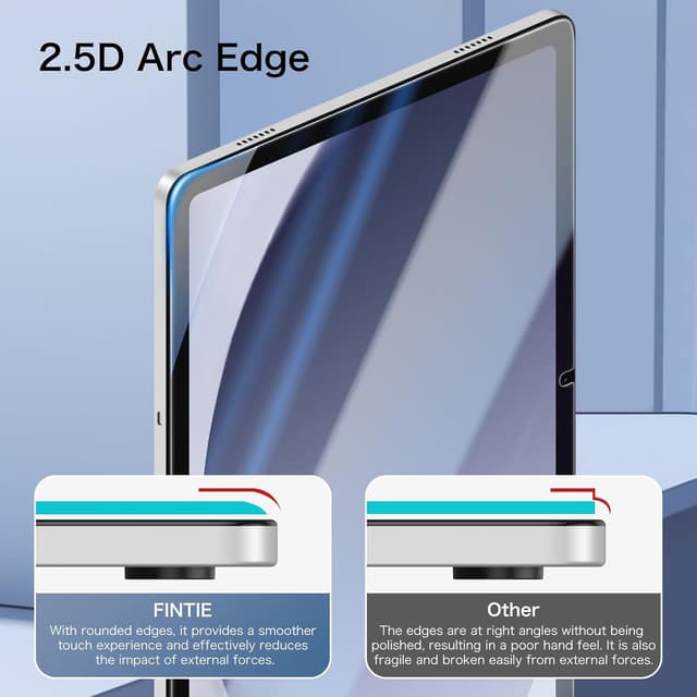 Detalle de Coque FINTIE pour Samsung Galaxy Tab A9 Plus 11 pouces (2023) avec écran trempé et support rabattable