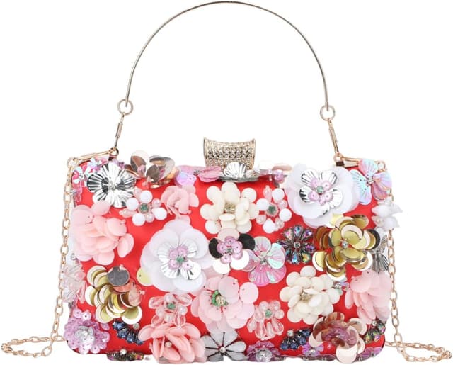 Imagen de Fecialy Sacs à main Floral Soirée Rhinestones en OfertitasTOP