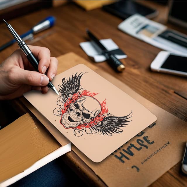 Thumbnail 5 de Kunsthaut Tattoo 3mm 16 Stück 20x15 cm